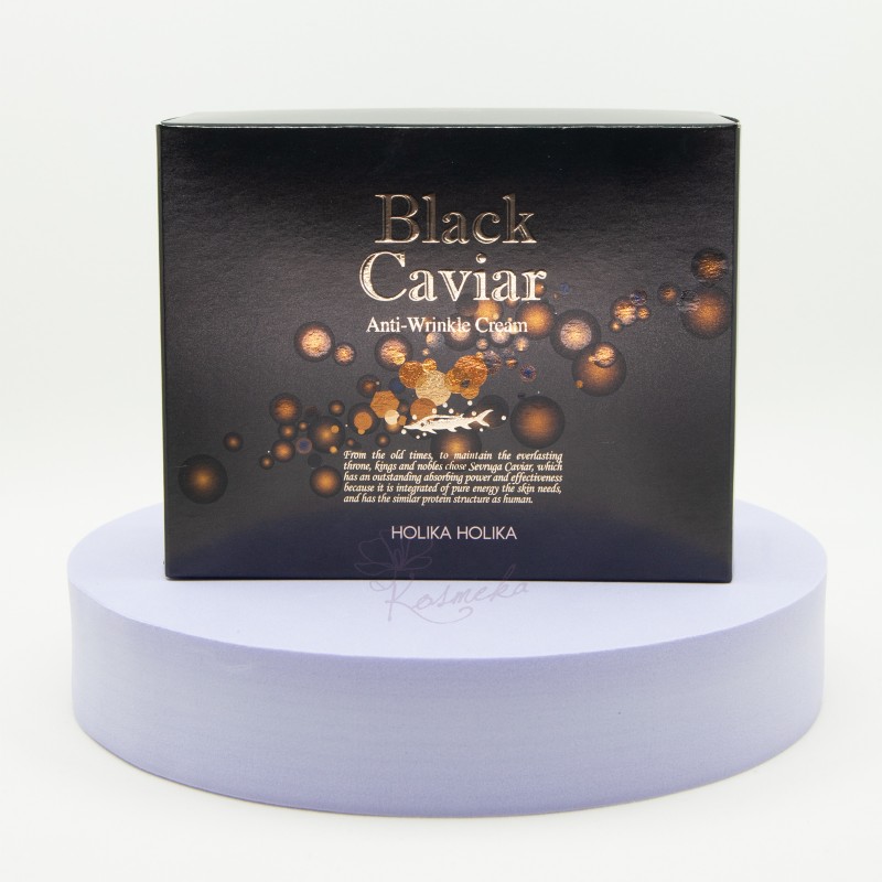 Crème anti-âge au caviar noir
