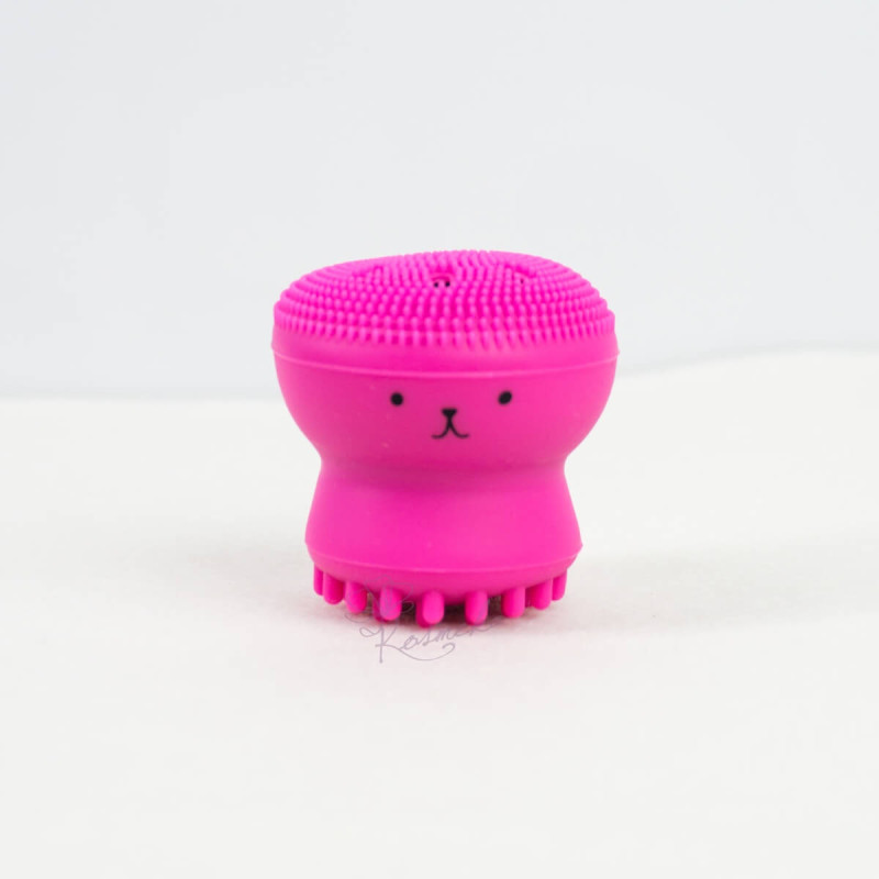 Brosse exfoliante Octopus rose