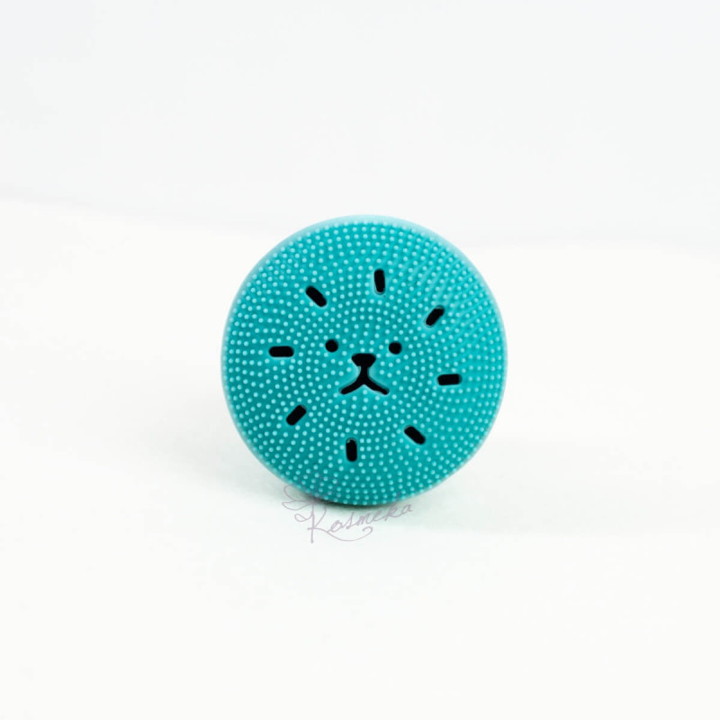 Brosse exfoliante Octopus bleu turquoise