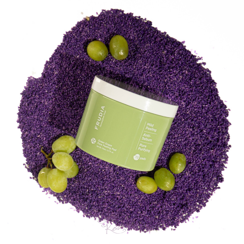 Toner Pad Exfoliant au Raisin Vert